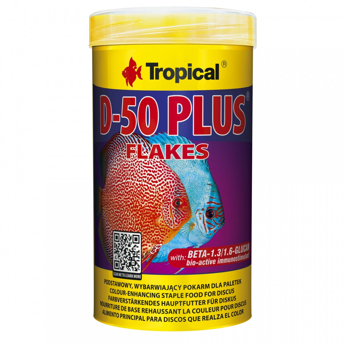 Tropical D-50 Plus Flakes 250 ml